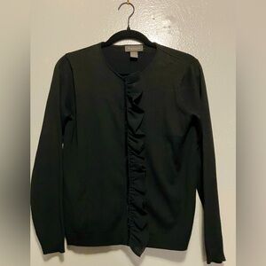 Van Heusen Long Sleeve Blouse, Black - Small